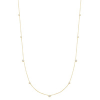 Juweel Ania Haie Miss Dainty Bezel Cubic Zirconia Station Necklace N065-06G  Juweel Ania Haie Miss Dainty Bezel Cubic Zirconia Station Necklace N065-06G