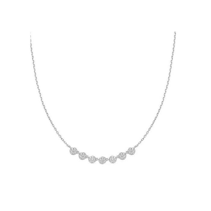 Juweel Ania Haie Miss Dainty Pave Multi Beaded Chain Necklace N065-07H 