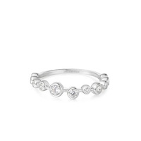 Juweel Ania Haie Miss Dainty Bezel Cubic Zirconia Zig-Zag Ring R065-01H  Juweel Ania Haie Miss Dainty Bezel Cubic Zirconia Zig-Zag Ring R065-01H