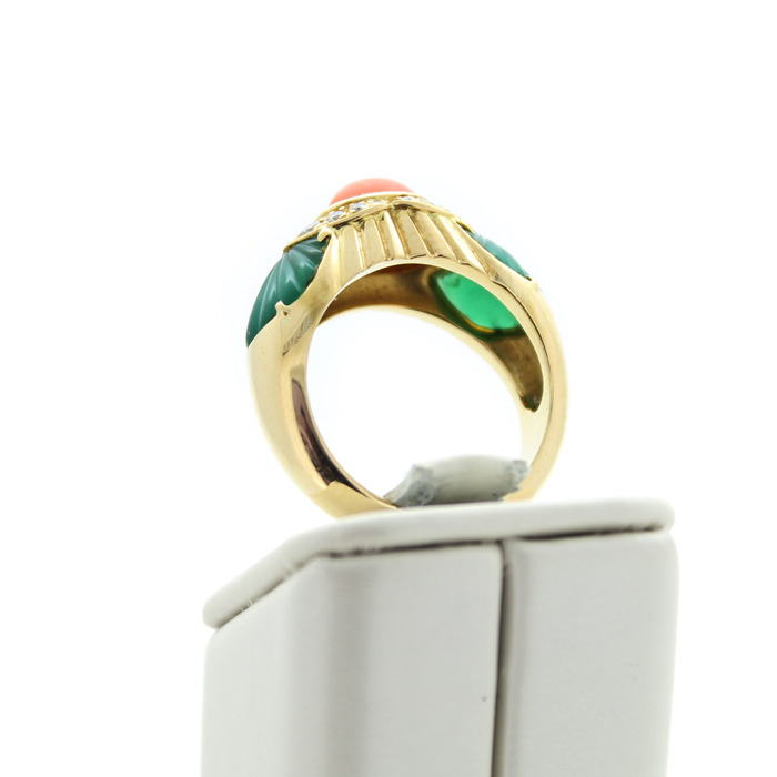 Juweel Vintage Cartier Ring geelgoud 18 karaat briljant '89269-2236-TWDH'