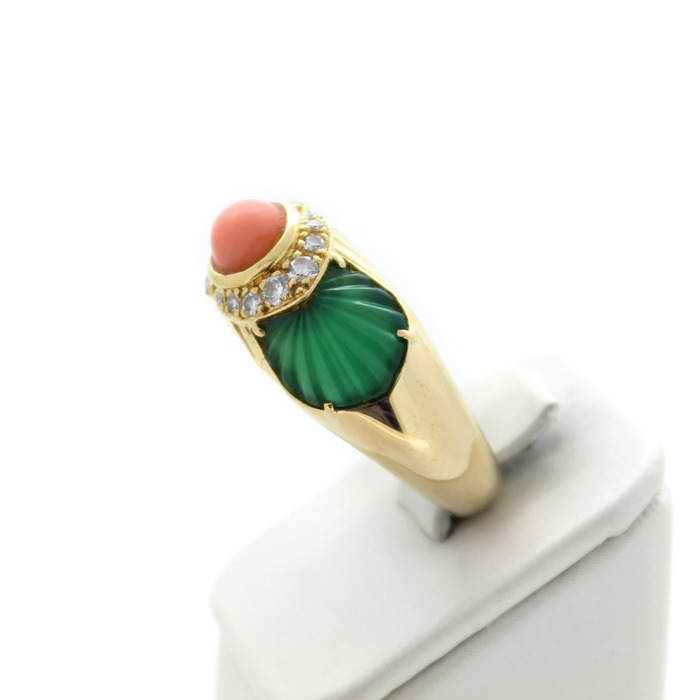 Juweel Vintage Cartier Ring geelgoud 18 karaat briljant '89269-2236-TWDH'