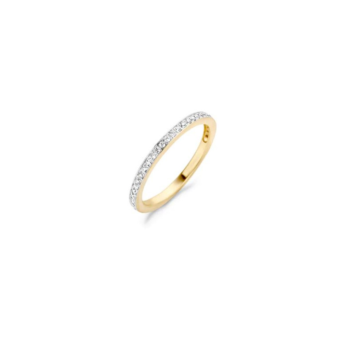 Juweel BLUSH RING 1119BZI BICOLOR 14KARAAT MET ZIRCONIA 