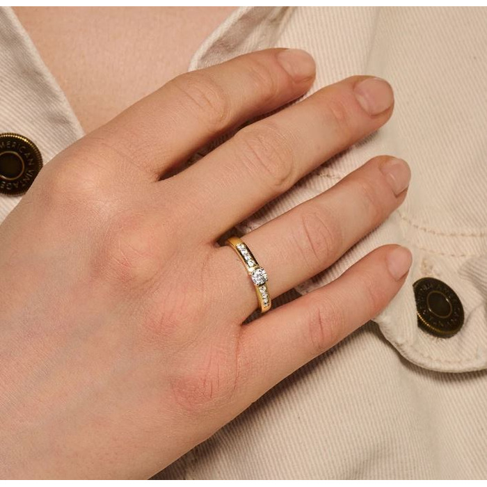 Juweel Blush Ring 14K Bicolor Goud 1125BZI 