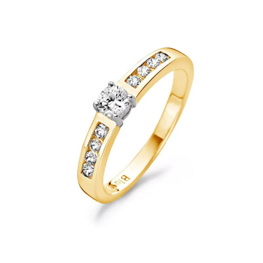 Juweel Blush Ring 14K Bicolor Goud 1125BZI Juweel Blush Ring 14K Bicolor Goud 1125BZI