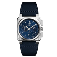 Horloge Bell & Ross BR 03-94 Blue Steel BR0394-BLU-ST/SCA Horloge Bell & Ross BR 03-94 Blue Steel BR0394-BLU-ST/SCA