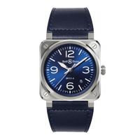 Horloge BELL & ROSS AUTO BLUE STEEL 41MM BR03A-BLU-ST/SCA Horloge BELL & ROSS AUTO BLUE STEEL 41MM BR03A-BLU-ST/SCA