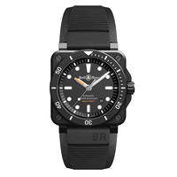 Horloge Bell & Ross BR 03-92 Diver Black Matte BR0392-D-BL-CE/SRB Horloge Bell & Ross BR 03-92 Diver Black Matte BR0392-D-BL-CE/SRB