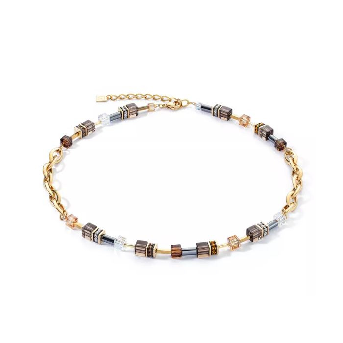 Juweel COEUR DE LION COLLIER MARRON OR 4524/10-1116 