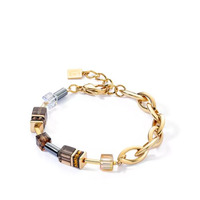 Juweel COEUR DE LION BRACELET MARRON OR 4524/30-1116 Juweel COEUR DE LION BRACELET MARRON OR 4524/30-1116