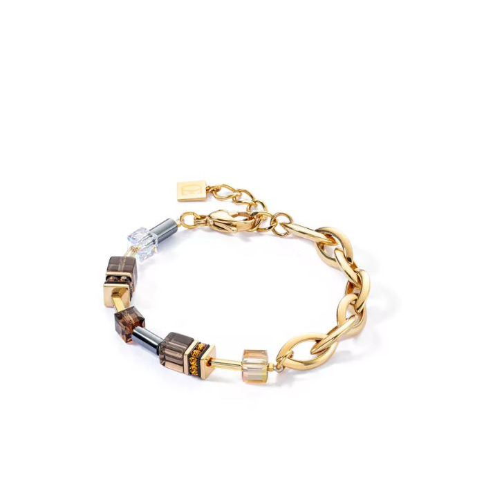 Juweel COEUR DE LION BRACELET MARRON OR 4524/30-1116 