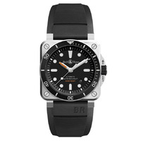 Horloge Bell & Ross BR 03-92 Diver Black BR0392-D-BL-ST/SRB Horloge Bell & Ross BR 03-92 Diver Black BR0392-D-BL-ST/SRB