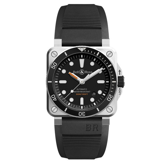 Horloge Bell & Ross BR 03-92 Diver Black BR0392-D-BL-ST/SRB Horloge Bell & Ross BR 03-92 Diver Black BR0392-D-BL-ST/SRB