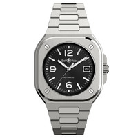 Horloge Bell & Ross BR 05 Steel Black BR05A-BL-ST/SST Horloge Bell & Ross BR 05 Steel Black BR05A-BL-ST/SST