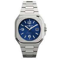 Horloge Bell & Ross BR 05 Blue Steel BR05A-BLU-ST/SST Horloge Bell & Ross BR 05 Blue Steel BR05A-BLU-ST/SST