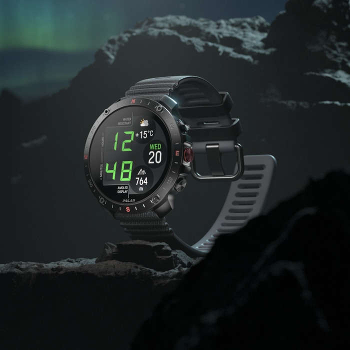 Horloge POLAR GRIT X2 PRO TITAN LTHR BRNZ 