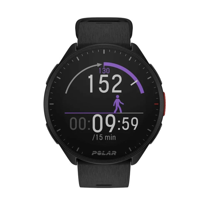 Horloge POLAR PACER BLK/BLK S-L