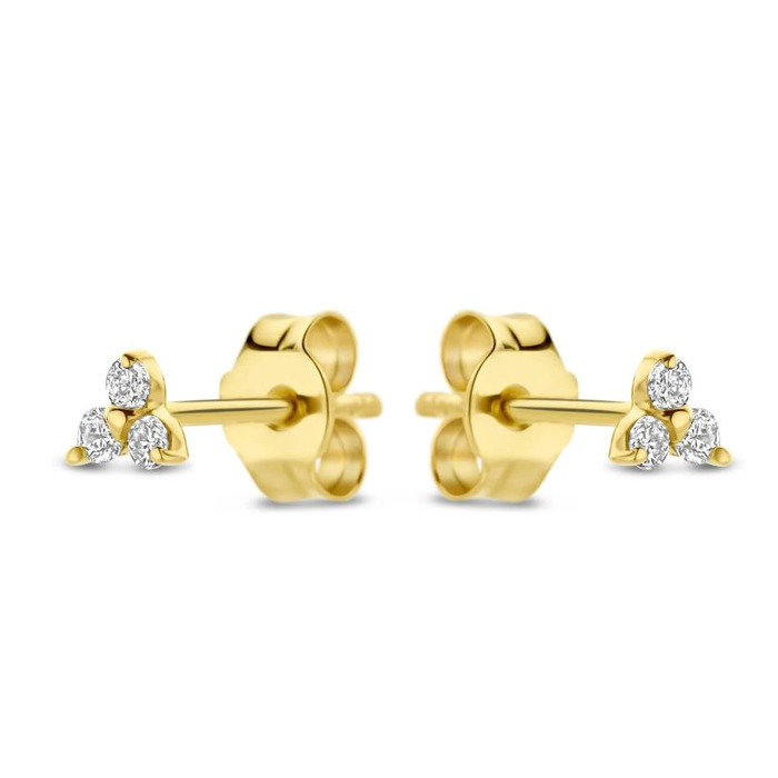 Juweel SWING JEWELS EARRINGS SWGDE0007-Y 14K GOLD POLISHED DIAMOND 