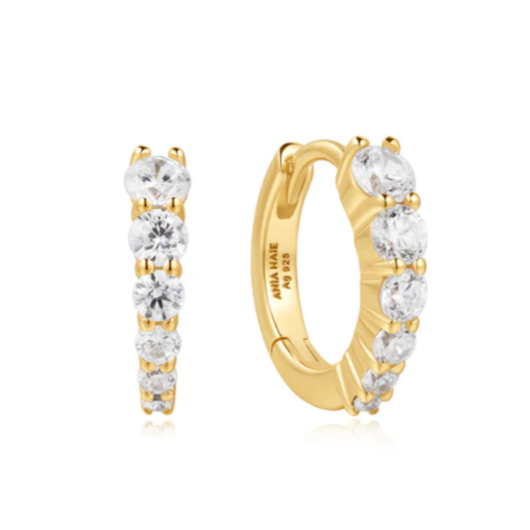 Juweel Ania Haie Dusk Divas Gradient Pave Huggies E061-06G Juweel Ania Haie Dusk Divas Gradient Pave Huggies E061-06G