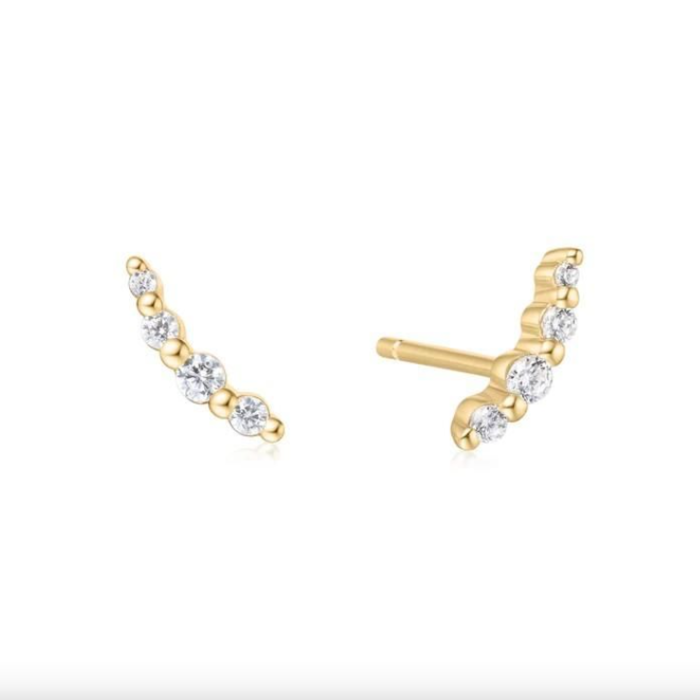 Juweel Ania Haie Miss Dainty Beaded Stone Stud Earrings E065-01G 