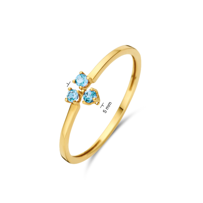 Juweel JACKIE TWISTED DISC RING JKR24.017 