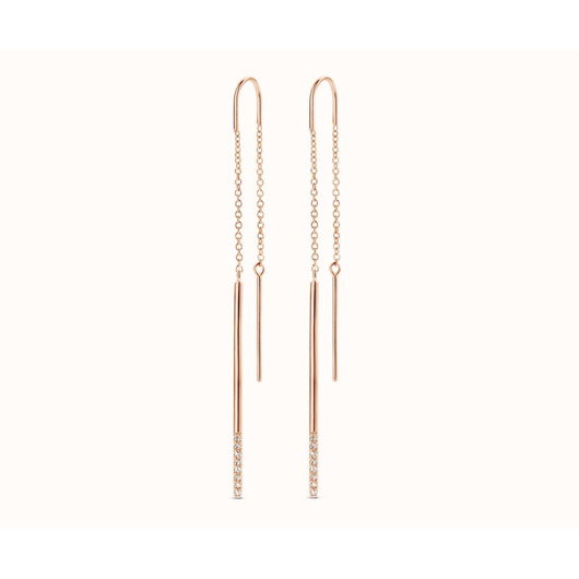 Juweel DIAMANTI PER TUTTI LINEAR EARRINGS M2417 PINK  Juweel DIAMANTI PER TUTTI LINEAR EARRINGS M2417 PINK