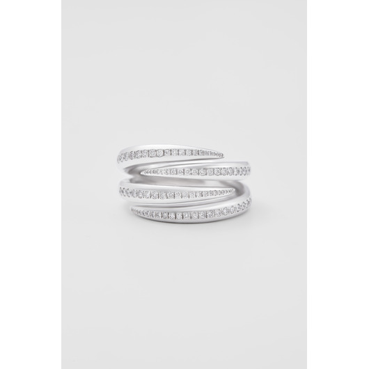 Juweel CLEM VERCAMMEN COLLECTION RING 18K WITGOUD BRILJANT AB17311 Juweel CLEM VERCAMMEN COLLECTION RING 18K WITGOUD BRILJANT AB17311