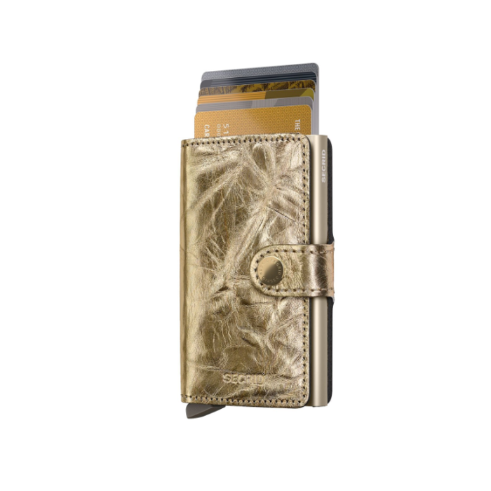 Lederwaren Secrid Wallet Miniwallet Crunch Gold 
