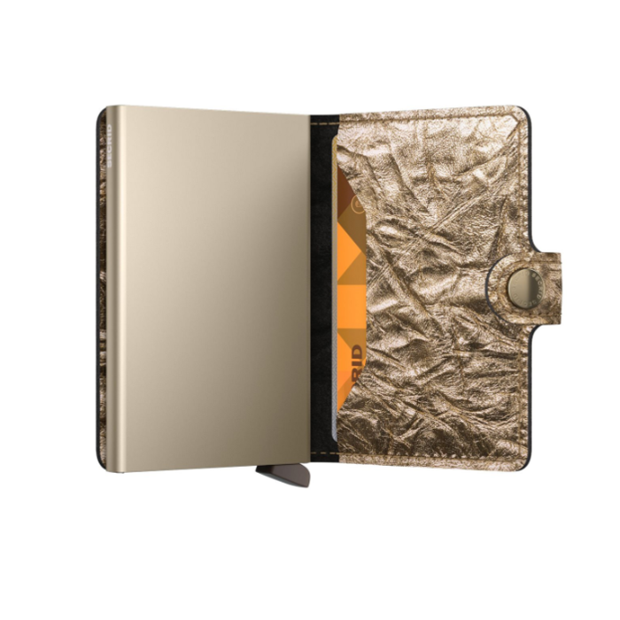Lederwaren Secrid Wallet Miniwallet Crunch Gold 