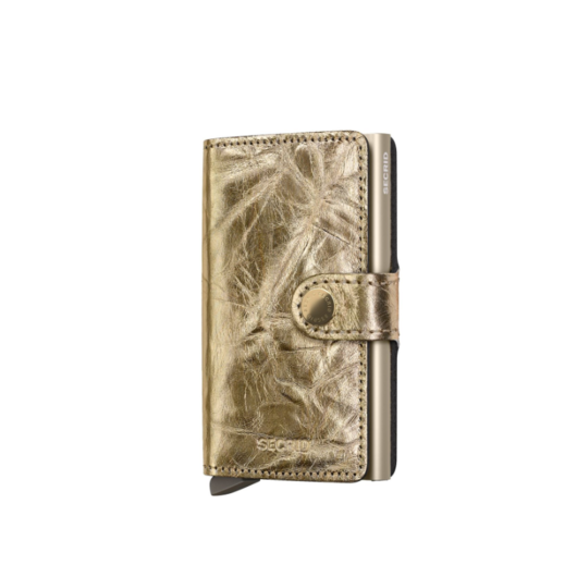 Lederwaren Secrid Wallet Miniwallet Crunch Gold Lederwaren Secrid Wallet Miniwallet Crunch Gold