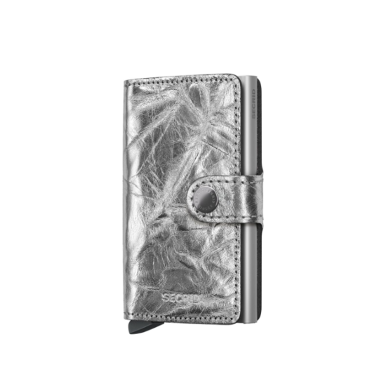 Lederwaren Secrid Wallet Miniwallet Crunch Silver Lederwaren Secrid Wallet Miniwallet Crunch Silver