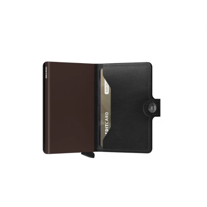 Lederwaren SECRID WALLET MINIWALLET ORIGINAL BLACK-BROWN 