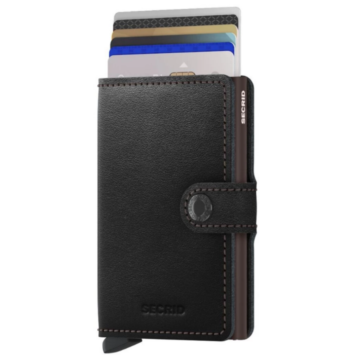 Lederwaren SECRID WALLET MINIWALLET ORIGINAL BLACK-BROWN 