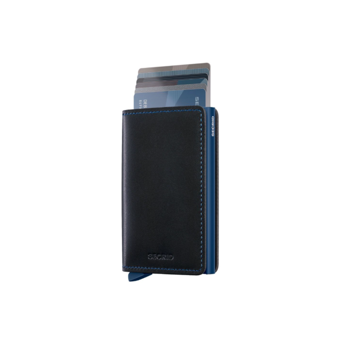 Lederwaren SECRID WALLET SLIMWALLET ORIGINAL BLACK-NAVY 