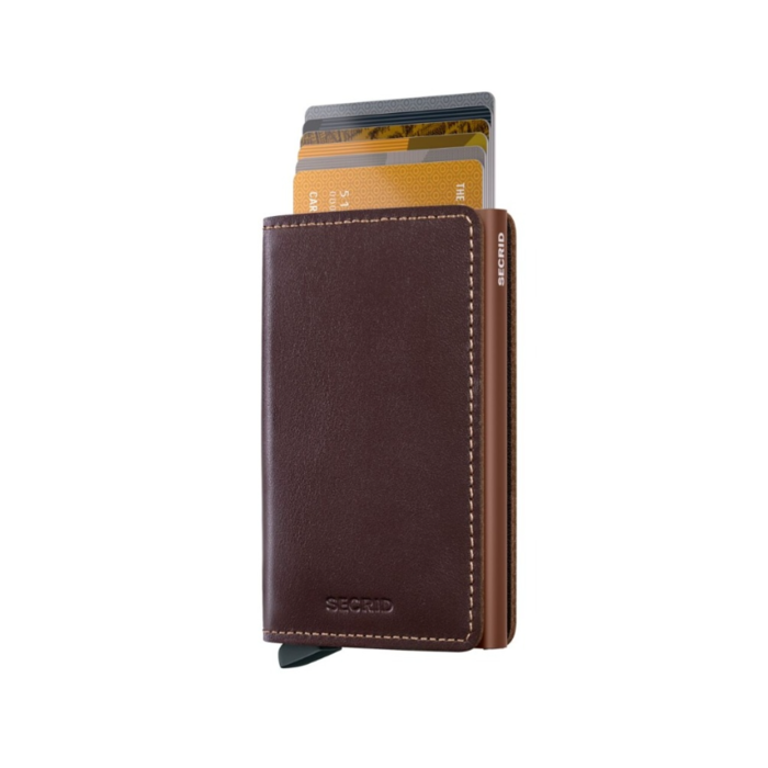 Lederwaren SECRID WALLET SLIMWALLET ORIGINAL CHOCOLATE 