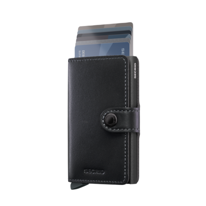 Lederwaren Secrid Wallet Miniwallet Original Black Powdercoat 