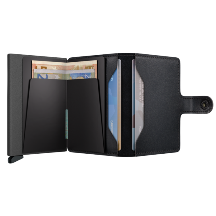 Lederwaren Secrid Wallet Miniwallet Original Black Powdercoat 