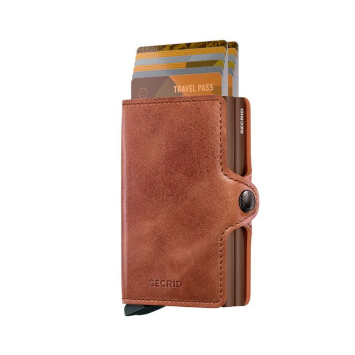 Lederwaren SECRID WALLET TWINWALLET VINTAGE COGNAC-BROWN 