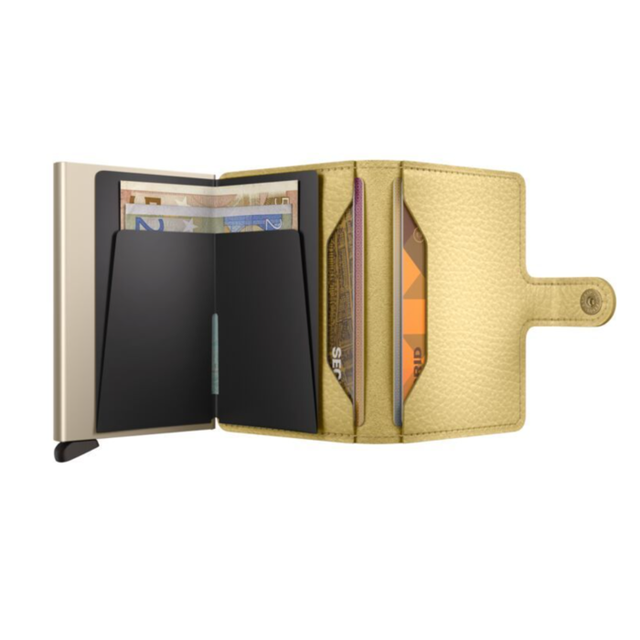 Lederwaren Secrid Wallet Miniwallet Pebble Butter Yellow 