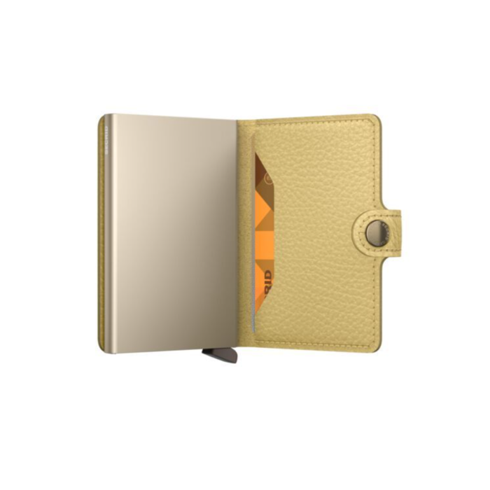Lederwaren Secrid Wallet Miniwallet Pebble Butter Yellow 