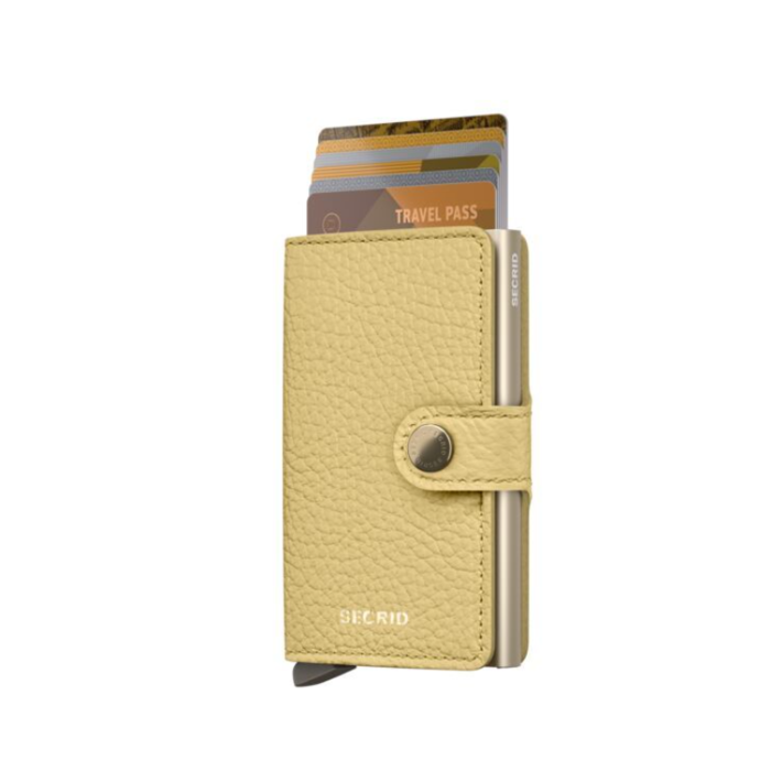 Lederwaren Secrid Wallet Miniwallet Pebble Butter Yellow 