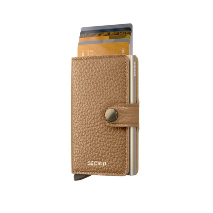 Lederwaren Secrid Wallet Miniwallet Pebble Cappuccino 