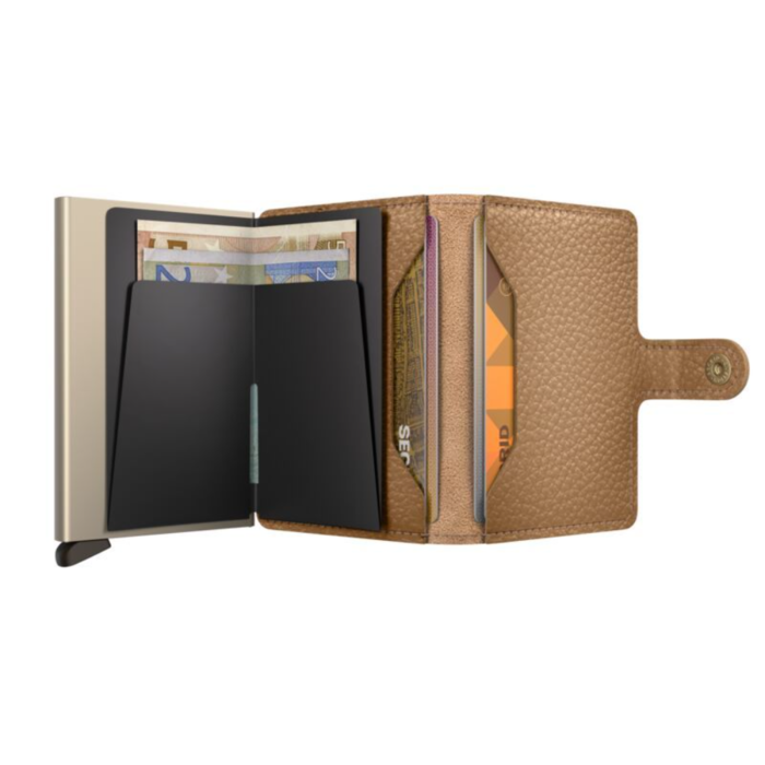 Lederwaren Secrid Wallet Miniwallet Pebble Cappuccino 