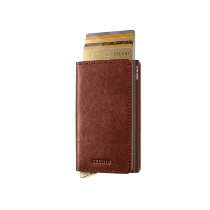Lederwaren SECRID WALLET PREMIUM SLIMWALLET BASCO WHISKEY 