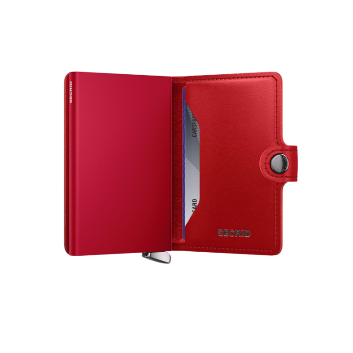 Lederwaren SECRID WALLET PREMIUM MINIWALLET EMBOSS DIAMOND RED 