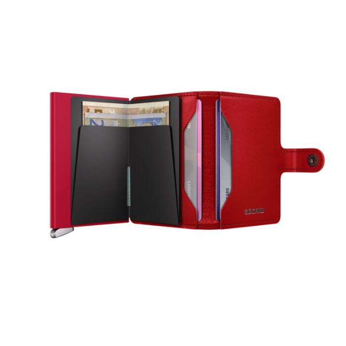 Lederwaren SECRID WALLET PREMIUM MINIWALLET EMBOSS DIAMOND RED 