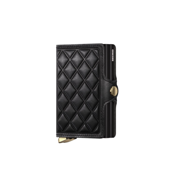 Lederwaren TWINWALLET EMBOSS DIAMOND BLACK 