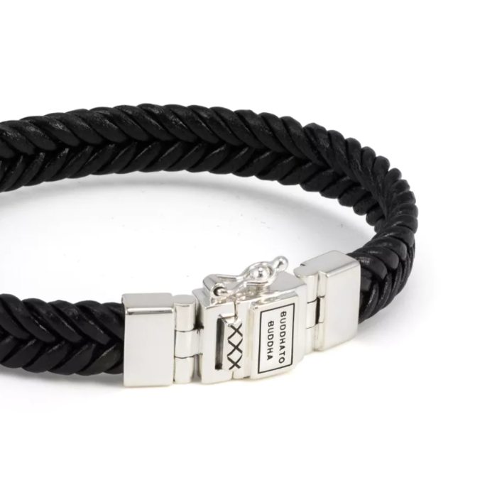 Juweel Buddha To Buddha Barbara Leather Bracelet Black 138BL 