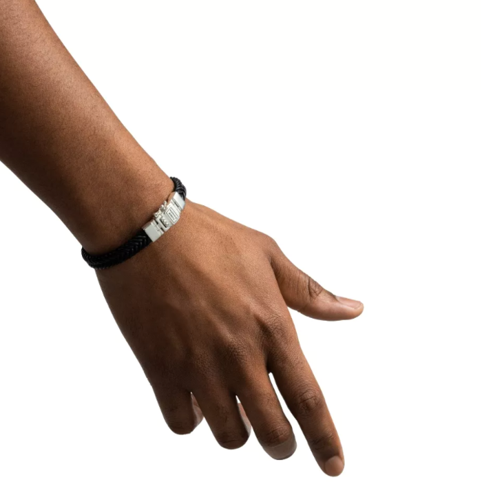 Juweel Buddha To Buddha Barbara Leather Bracelet Black 138BL 