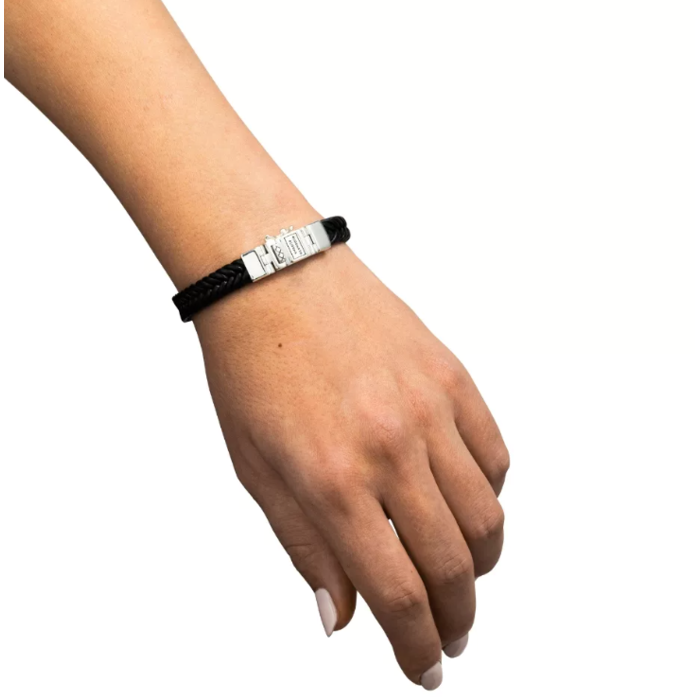 Juweel Buddha To Buddha Barbara Leather Bracelet Black 138BL 