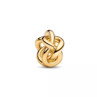 Juweel PANDORA INFINITY KNOT 14K GOLD-PLATED 763755C00  Juweel PANDORA INFINITY KNOT 14K GOLD-PLATED 763755C00